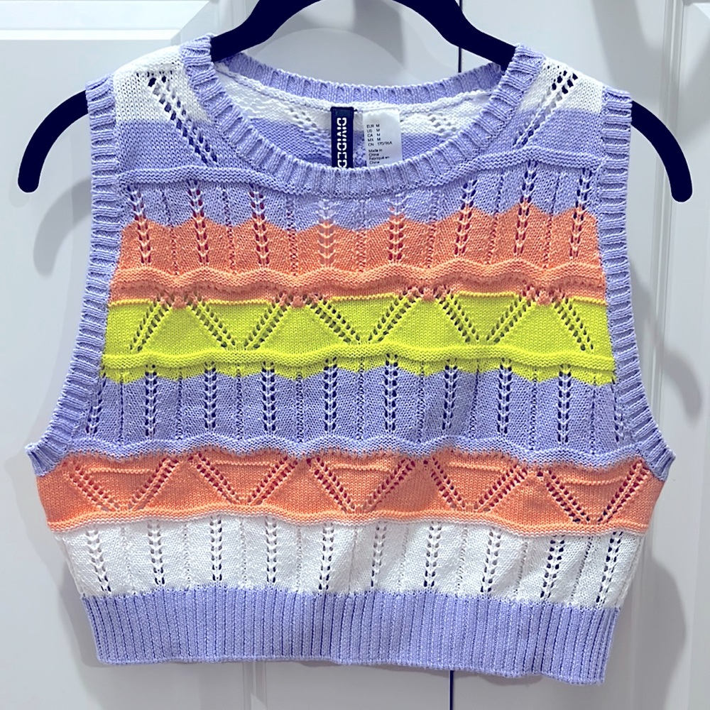 Crotchet crop top • H&M